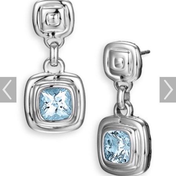 John Hardy Jewelry - ⬇️John Hardy Batu Bedeg Silver Blue Topaz earrings